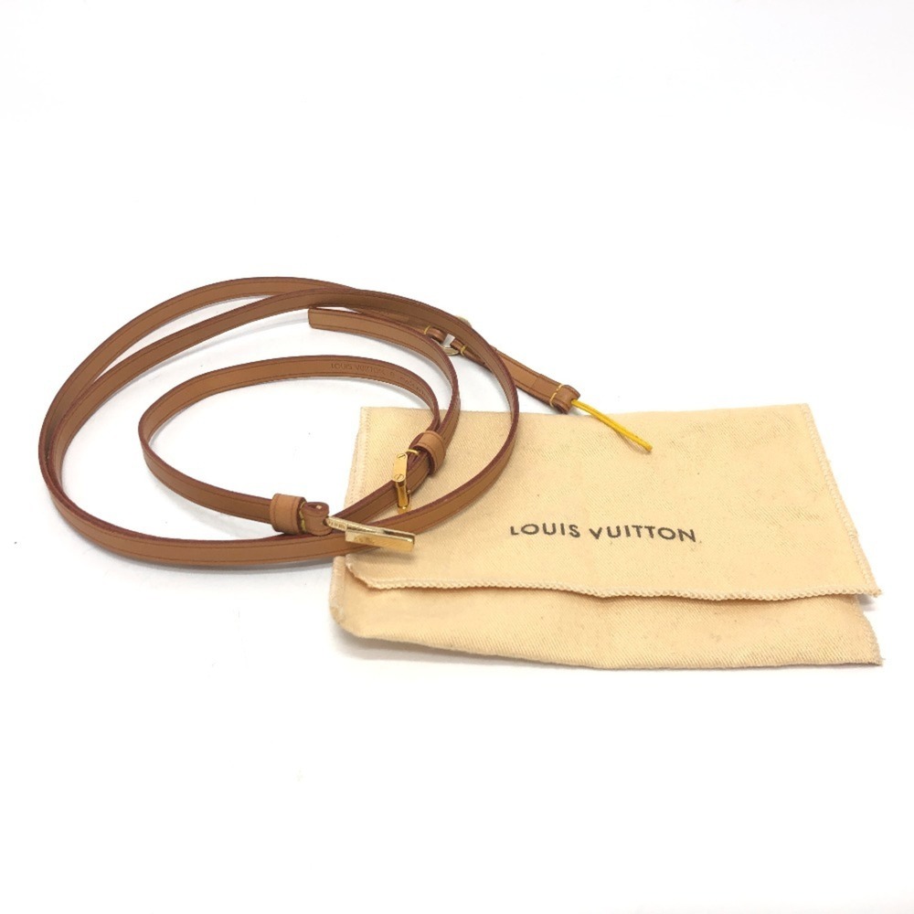 LOUIS VUITTON Louis Vuitton Strap Shoulder Belt Tanned Leather Women's Beige - Picture 9 of 9
